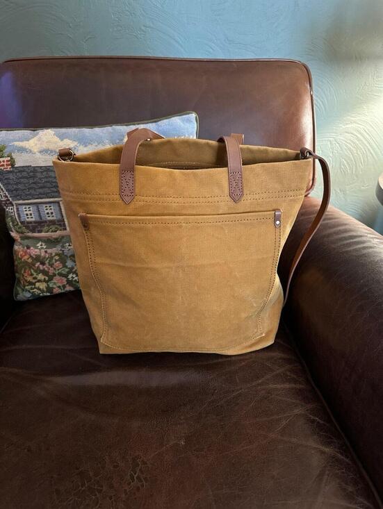 Madewell Handbags - Madewell Transport Canvas Distressed Tote Bag